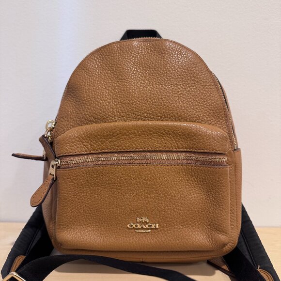 Coach Handbags - Coach Mini Backpack Camel Brown Leather – Beautiful & Unique!
